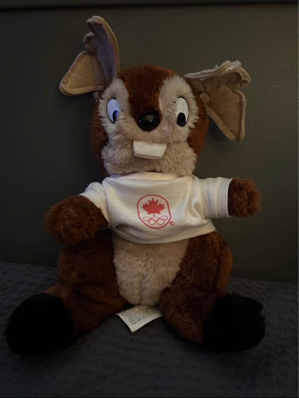 *RARE* Vintage (1980s) MooMik the Moover Olympic Plush